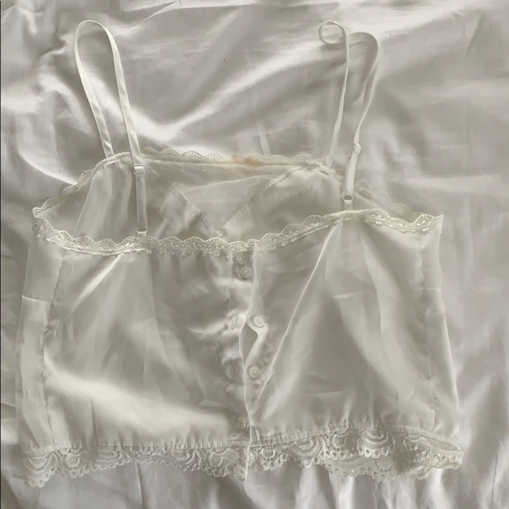 BRANDY MELVILLE LACE TANK TOP